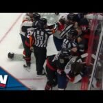 Senators And Panthers Scrum Ends With ALL players On Ice Receiving Misconducts