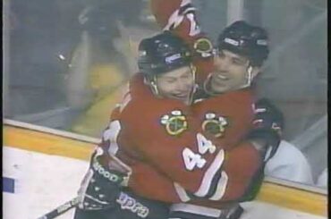 Chicago Blackhawks at Vancouver Canucks 1995 Game 4 Smyth Division Final