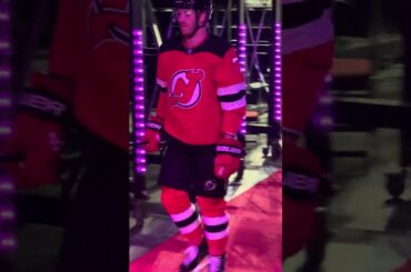 NJ Devils BEHIND THE SCENES Bratt Hamilton Siegenthaler Leave Ice After Warmups #njdevils #short