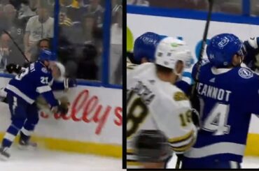 Mikey Eyssimont HAMMERS David Pastrnak and chaos breaks out!