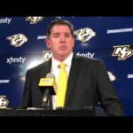 Predators coach Peter Laviolette on Calle Jarnkrok's hat trick