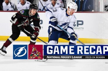 Lightning @ Coyotes 11/28 | NHL Highlights 2023