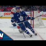 Maple Leafs' Noah Gregor Snipes Bar Down Shot To Beat Panthers' Anthony Stolarz