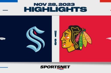 NHL Highlights | Kraken vs. Blackhawks - November 28, 2023