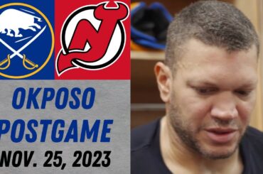 Kyle Okposo Postgame Interview vs New Jersey Devils (11/25/2023)