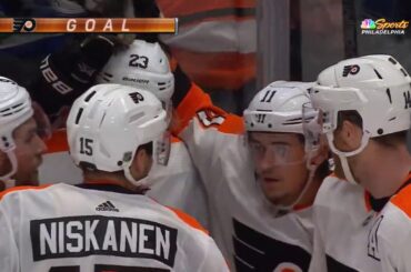 Oskar Lindblom Goal - Philadelphia Flyers vs Vancouver Canucks (10/13/19)