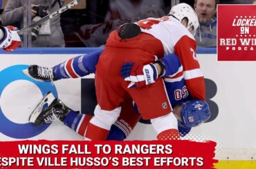 Despite Ville Husso’s Efforts, the Red Wings Have Their 3-Game Win Streak Snapped by the Rangers