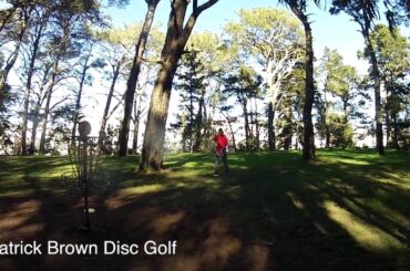 Patrick Brown playing at Golden Gate park disc golf course