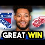 New York Rangers GREAT COMEBACK WIN Against Detroit Red Wings!