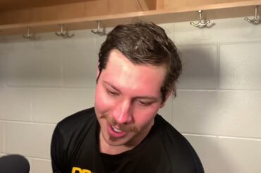 Tristan Jarry on scoring first goalie goal in Penguins history