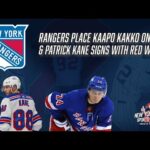 New York Rangers place Kaapo Kakko on LTIR, Adam Fox returns; Patrick Kane signs with Red Wings