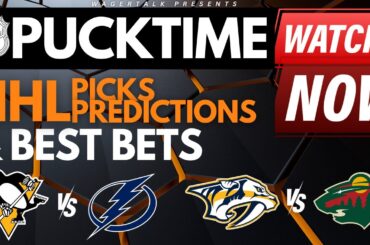 NHL Predictions, Picks & Odds | Penguins vs Lightning | Wild vs Predators | PuckTime Nov 30