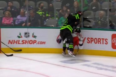 Jamie Benn Boarding Penalty Against Oliver Bjorkstrand