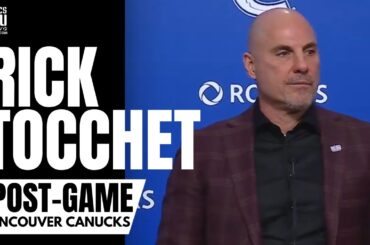 Rick Tocchet Reacts to Vegas Win vs. Canucks, Jack Eichel & Canucks Trading for Nikita Zadorov