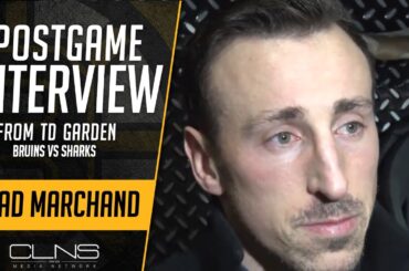 Brad Marchand on the Bruins Win Over San Jose Sharks | Postgame Interview 11/30/23