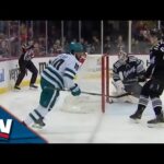 Sharks' Anthony Duclair Breaks Loose And Beats Akira Schmid For His Second Goal Of The Night