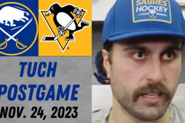 Alex Tuch Postgame Interview vs Pittsburgh Penguins (11/24/2023)