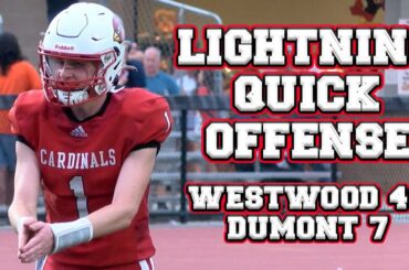 Westwood 49 Dumont 7 | Week 2 Highlights | Robbie Carcich 4 TD Game!