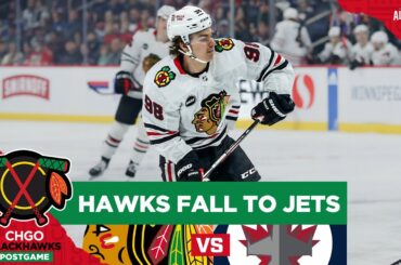 Connor Bedard scores but Chicago Blackhawks grounded in loss to Jets | CHGO Blackhawks Postgame