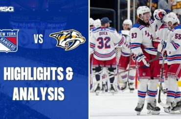 Rangers Overcome Slow Start To Defeat Preds In Nashville | New York Rangers