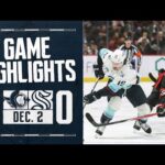 Seattle Kraken at Ottawa Senators | 12/02 Game Highlights