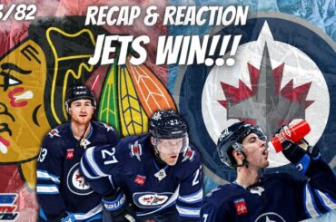 A Bounce Back Victory! Jets Win 3-1 - 23/24 Winnipeg Jets Game Recap&Reaction 23/82