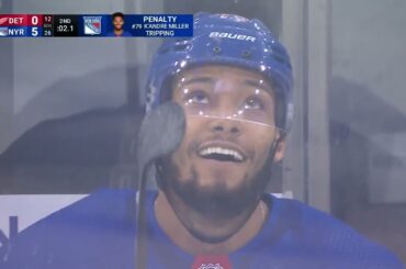 K'Andre Miller just sitting in the box laughing at the penalty he took