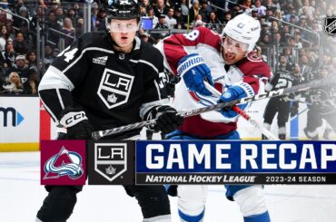 Avalanche @ Kings 12/3 | NHL Highlights 2023