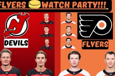 Philadelphia Flyers vs. New Jersey Devils LIVE WATCH PARTY (11-30-23) #devils #flyers #njdevils #nhl