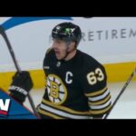 Bruins' Brad Marchand Records Natural Hat Trick With Three Straight Goals Against Blue Jackets