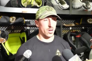 Brad Marchand Scores NATURAL HAT TRICK in Bruins 3-1 Win Over Blue Jackets | Postgame Interview