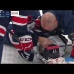 T.J. Oshie Leaves Game After Big Hit From Mattias Ekholm