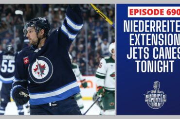 Winnipeg Jets sign Nino Niederreiter to three-year contract extension,  play vs. Carolina tonight