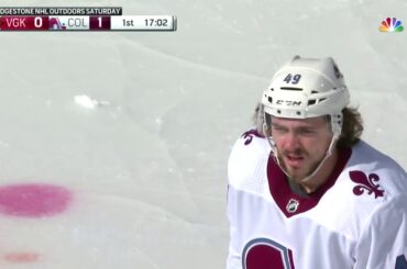 2/20/21 Sam Girard Opens Up The Scoring In The Outdoor Game At Lake Tahoe