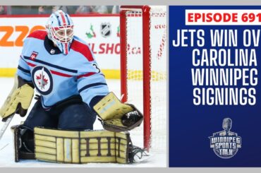 Winnipeg Jets win 2-1 over Carolina Hurricanes, Brossoit shines, Willie Jefferson signs with Bombers