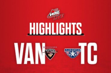 Vancouver Giants at Tri-City Americans 12/2 | WHL Highlights 2023-24