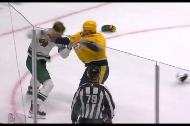 Marcus Foligno Drops The Gloves With Luke Schenn