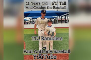 6-ft-Tall 11-Year-Old can Crush the Baseball