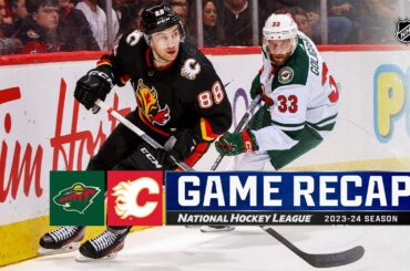 Wild @ Flames 12/5 | NHL Highlights 2023