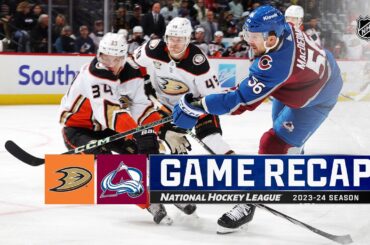 Ducks @ Avalanche 12/5 | NHL Highlights 2023