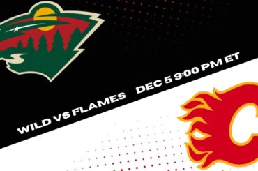 NHL Expert Analysis: Wild vs Flames 12/5 - Top Betting Picks & Game Predictions