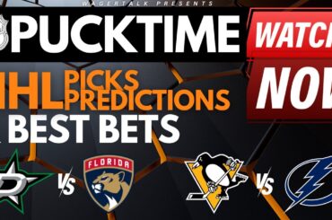 NHL Predictions, Picks & Odds | Stars vs Panthers | Penguins vs Lightning | PuckTime Dec 6