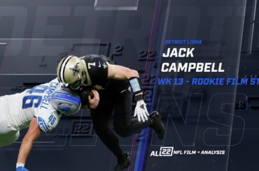 IS JACK CAMPBELL LIVING UP TO 1ST ROUND EXPECTATIONS? - WK 13 ROOKIE FILM STUDY #lions #detroitlions