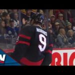 Senators' Josh Norris Buries Breakaway Goal Off Airmail Pass From Jakob Chychrun