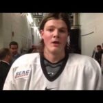 Ice Hockey Video: Gloucester Catholic's Eric Robinson talks first-career NCAA goal