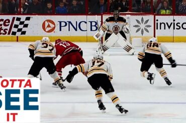 GOTTA SEE IT: Patrice Bergeron Makes Insane Defensive Play & Dishes To Brad Marchand To Score