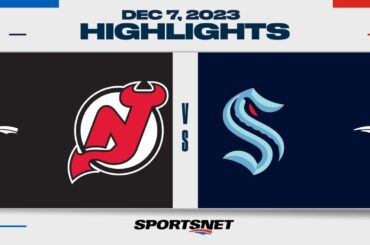 NHL Highlights | Devils vs. Kraken - December 7, 2023