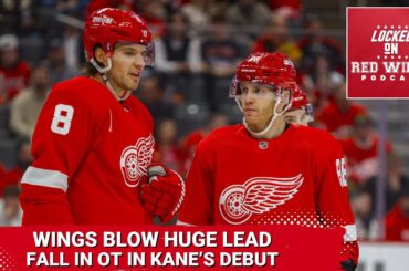 Patrick Kane’s Debut Spoiled as Red Wings Blow Huge Lead and Lose in OT to Sharks