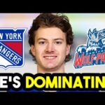 Will New York Rangers Call Up TOP PROSPECT Brennan Othmann?