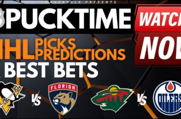 NHL Predictions, Picks & Odds | Penguins vs Panthers | Wild vs Oilers | PuckTime Dec 8